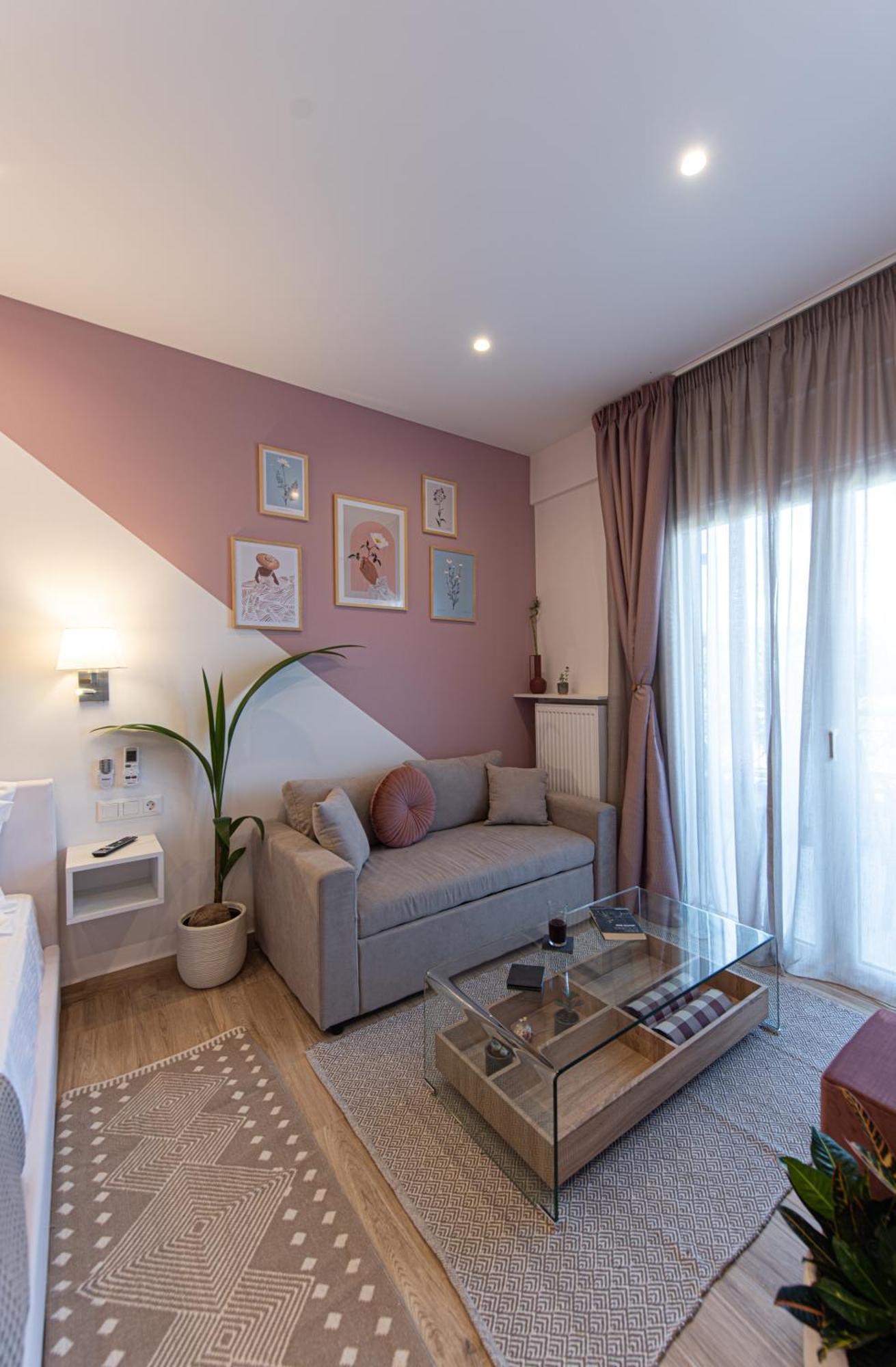 Chamomile Apartment Oinofyta Buitenkant foto